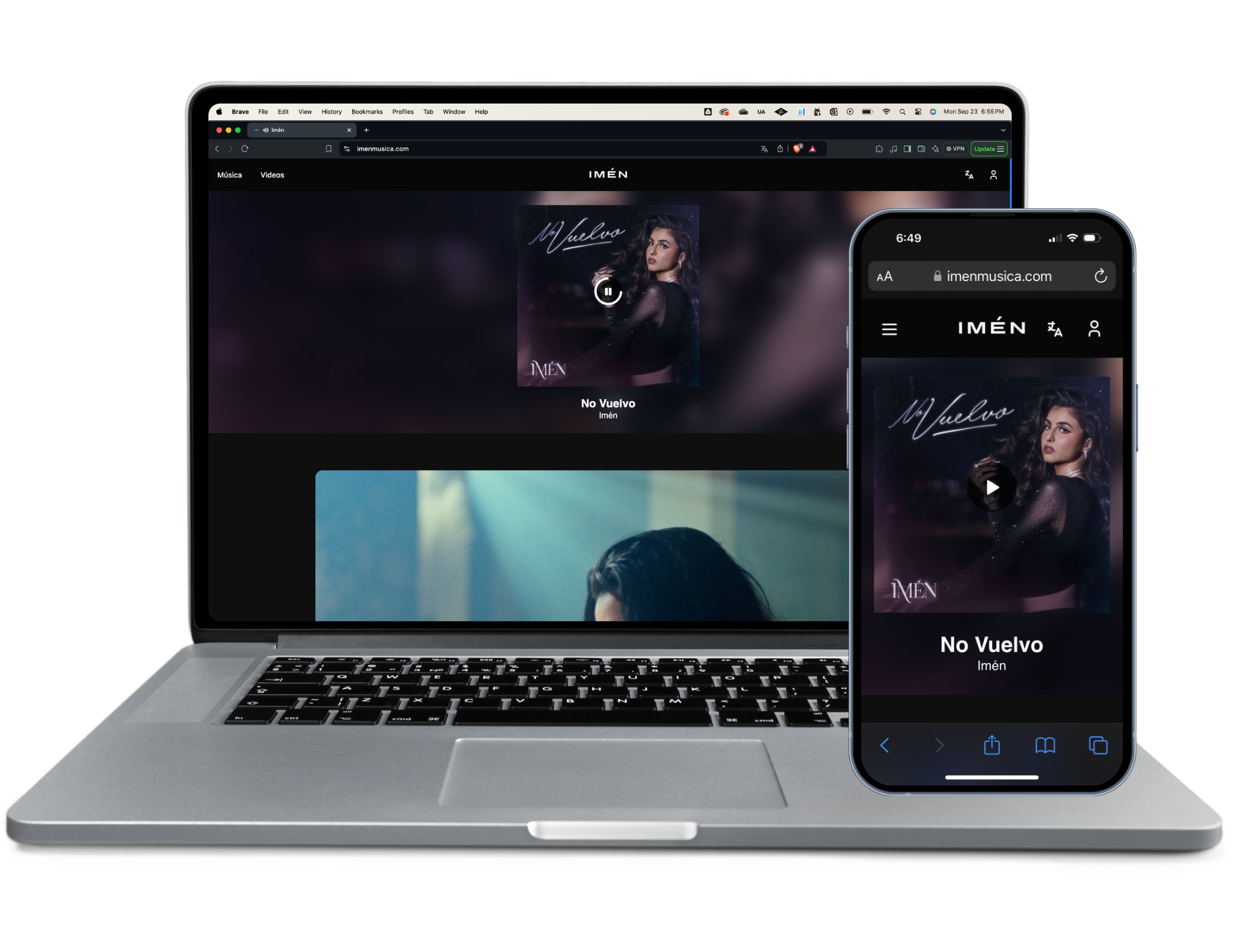 Artist Website Example